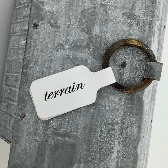 Terrain Zinc Miniature Handcrafted Dog House Ornament Anthropologie J19-5 - Picture 5 of 5